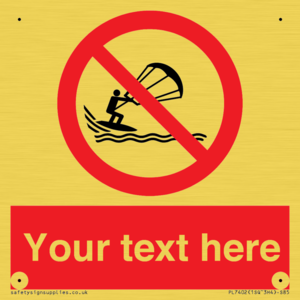 Custom No kite surfing